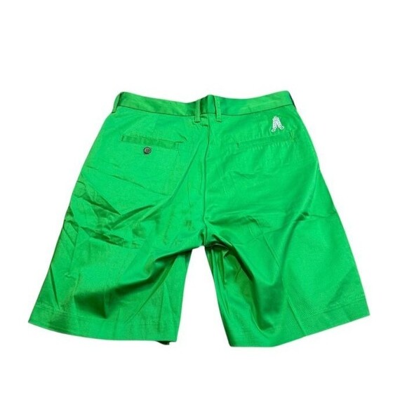 Royal and Awesome Men`s Golf Shorts Greenside Green - Size 30 - Bright - Preppy - Picture 3 of 9